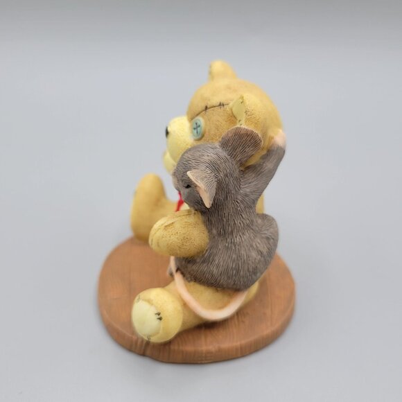 Charming Tails You Are Not Alone 1st Charity Piece AMFAR Retired 1996 Silvestri - Picture 2 of 7